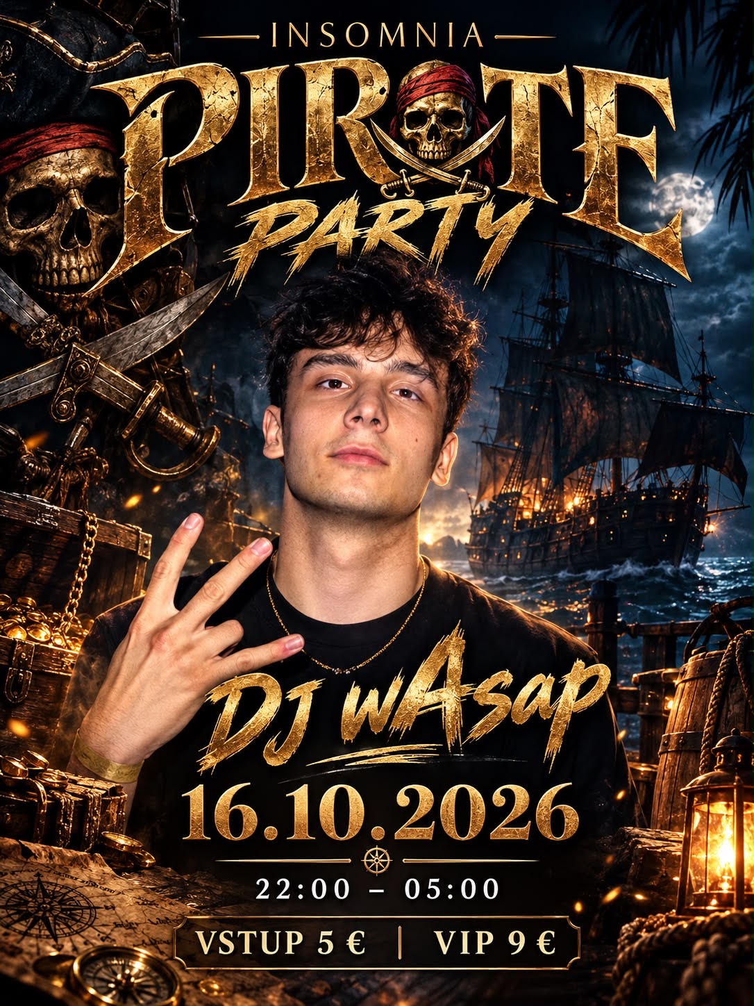 Pirate Party DJ Wasap