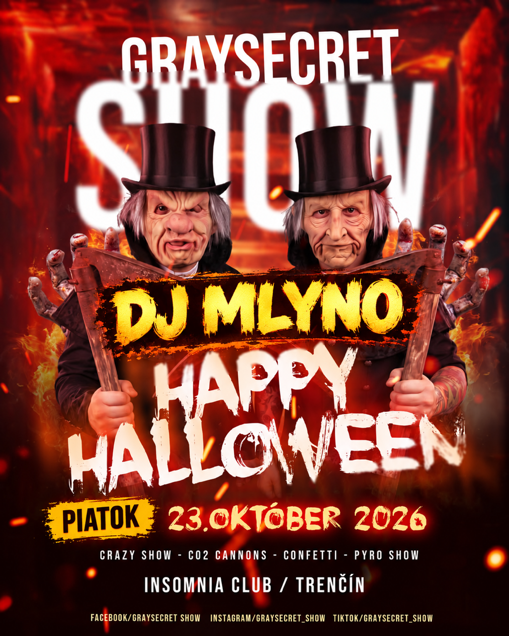 Graysecret Show Happy Halloween DJ Mlyno