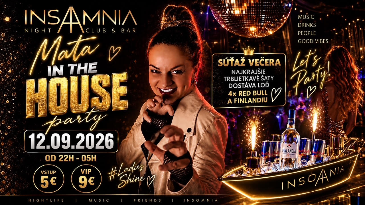 Maťa in the House party